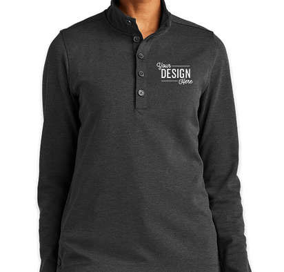 Brooks Brothers Women’s Mid-Layer Stretch Half Button Sweatshirt
